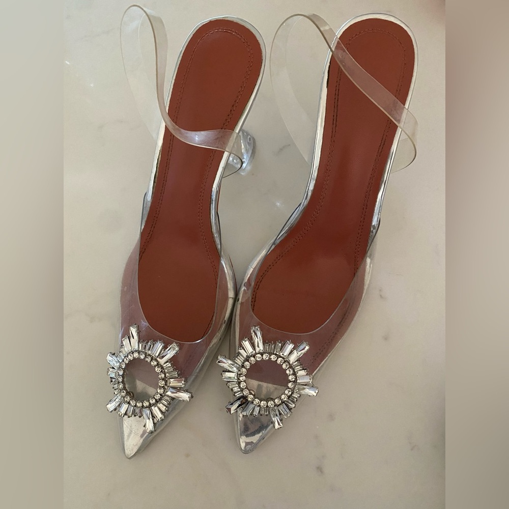 Crystal clear heels